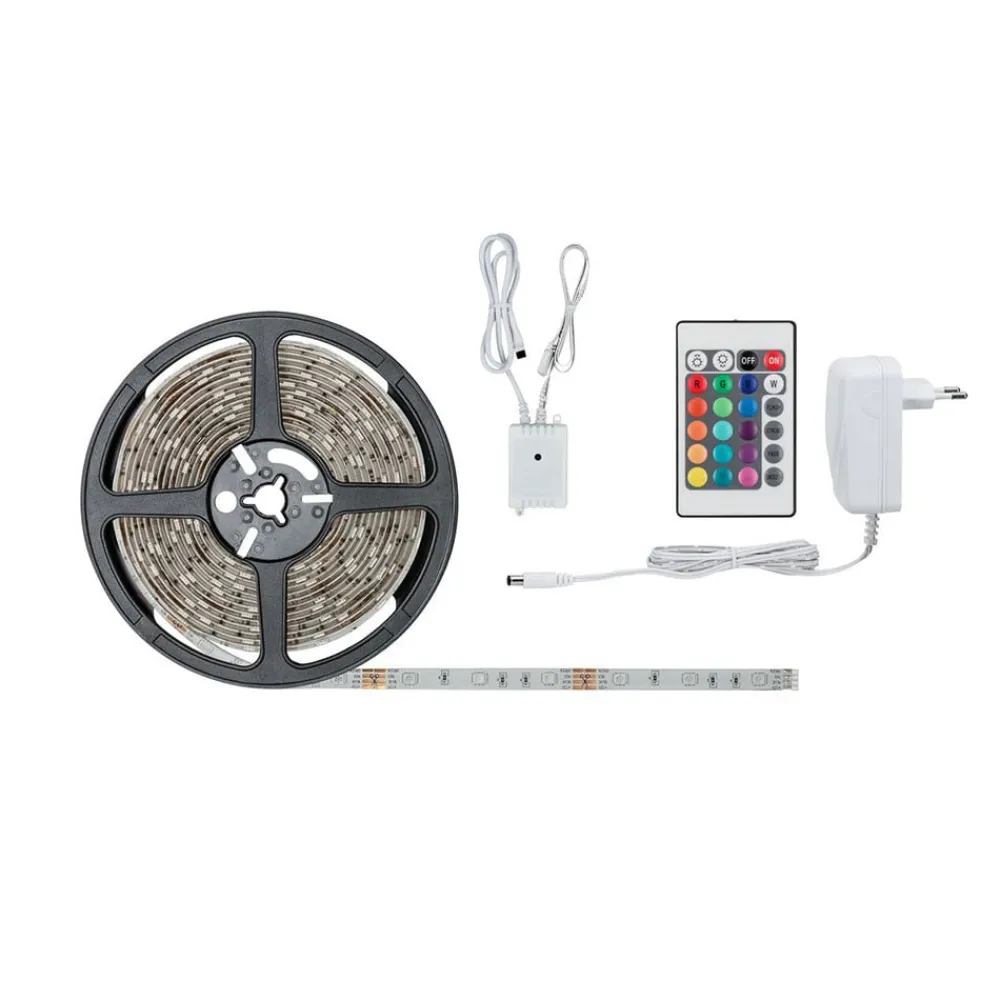 Paulmann Led Strips > SimpLED stripe-sæt, 20 W, RGB, 5 m