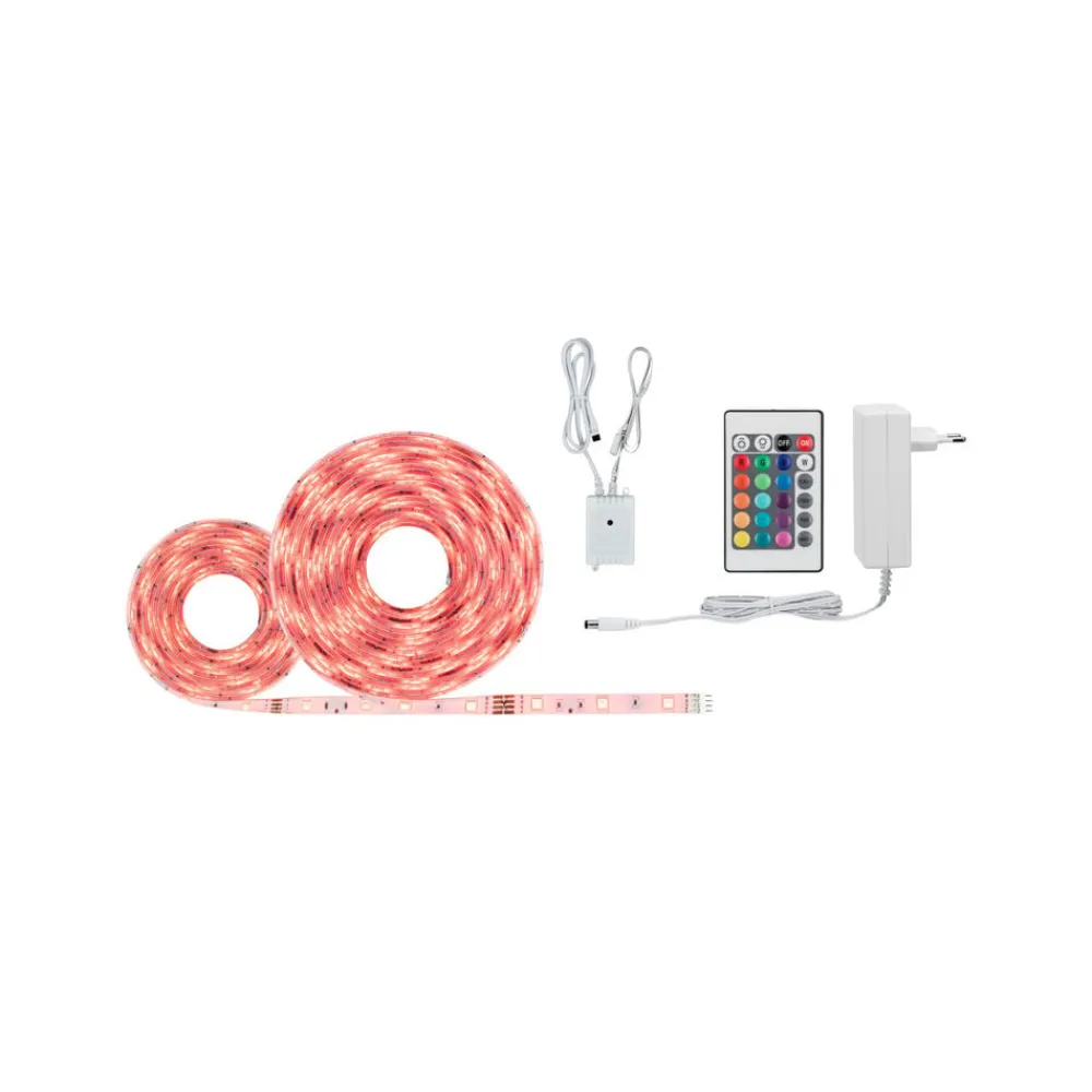 Paulmann Dekorationsbelysning|Led Strips > SimpLED stripe-sæt, 26 W, RGB, 7,5 m