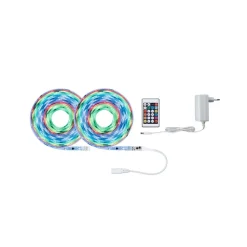 Paulmann Dekorationsbelysning|Led Strips > SimpLED stripe-sæt, 17 W, RGB, 10 m
