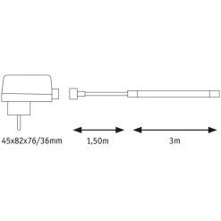 Paulmann Dekorationsbelysning|Led Strips > SimpLED Strip, IP65 3.000 K, 3m