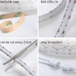 Led Strips ^ Paulmann SimpLED Strip sæt COB RGB 3 m
