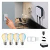 Paulmann Dæmpbar Led-Pære|Filament Pære > Smart Home-sæt ZigBee 4x E27 7W LED Filament CCT