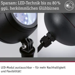 Paulmann Udendørs Spot > Smart LED jordspyd Kikolo, RGBW, antracit IP65