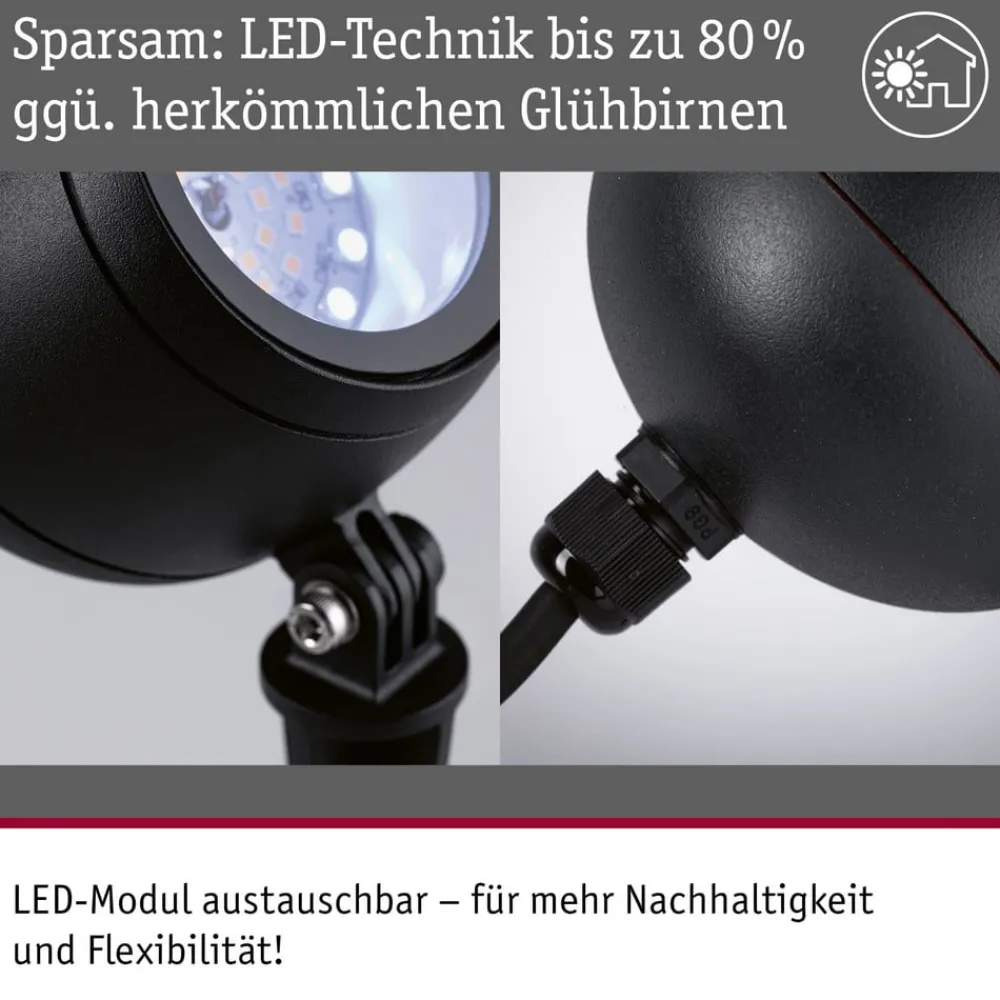 Paulmann Udendørs Spot > Smart LED jordspyd Kikolo, RGBW, antracit IP65