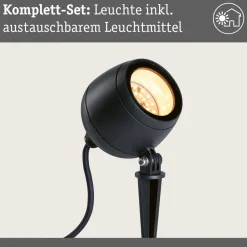 Paulmann Udendørs Spot > Smart LED jordspydspot Kikolo, CCT, antracit, IP65