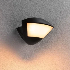 Paulmann Væglampe Med Sensor > Smart sensor udendørs væglampe Skyla antracit CCT IP44
