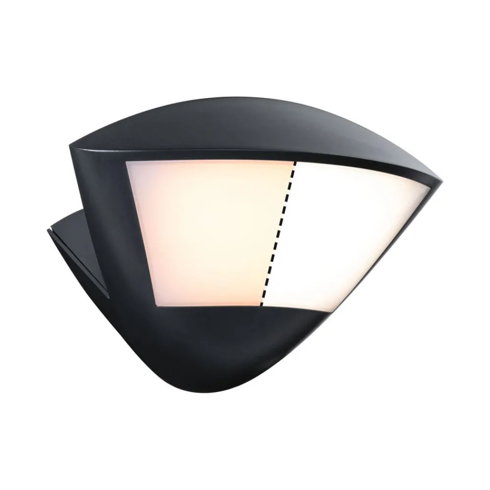 Paulmann Væglampe Med Sensor > Smart sensor udendørs væglampe Skyla antracit CCT IP44
