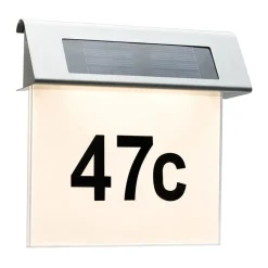 Paulmann Postkasser > Solar husnummerlampe med LED, IP44