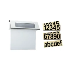 Paulmann Postkasser > Solar husnummerlampe med LED, IP44