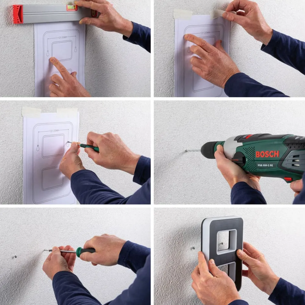 Postkasser ^ Paulmann solcelledrevet LED-husnummer 9