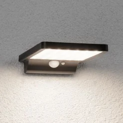 Solcelle Lampe Med Sensor|Væglampe Med Sensor ^ Paulmann Solveig LED-solcellevæglampe med sensor