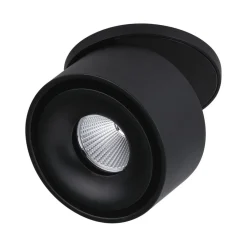 Indbygningsspots ^ Paulmann Spircle LED indbygningslampe, mat sort