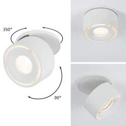 Paulmann Indbygningsspots > Spircle LED indbygningslampe, mat hvid