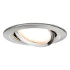 Paulmann Loftlamper|Indbygningsspots > spot Nova Coin rund, vippelig, jern