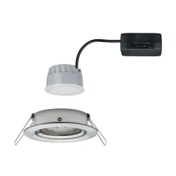 Paulmann Loftlamper|Indbygningsspots > spot Nova Coin rund, vippelig, jern