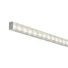 Dekorationsbelysning|Led Strips ^ Paulmann Square Profil alu satineret diffusor, 1 m