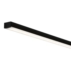 Led Strips ^ Paulmann Square Profil, sort, hvid diffusor, 2 m