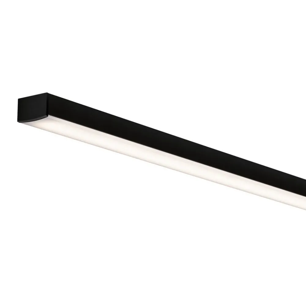 Led Strips ^ Paulmann Square Profil, sort, hvid diffusor, 2 m