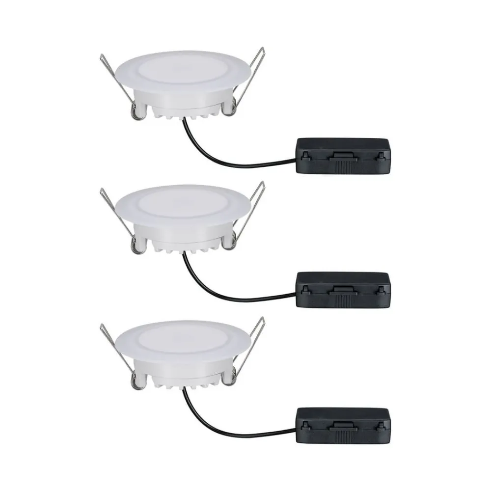 Loftlamper|Indbygningsspots ^ Paulmann Suon LED-indbygningslampe, kan dæmpes, 3