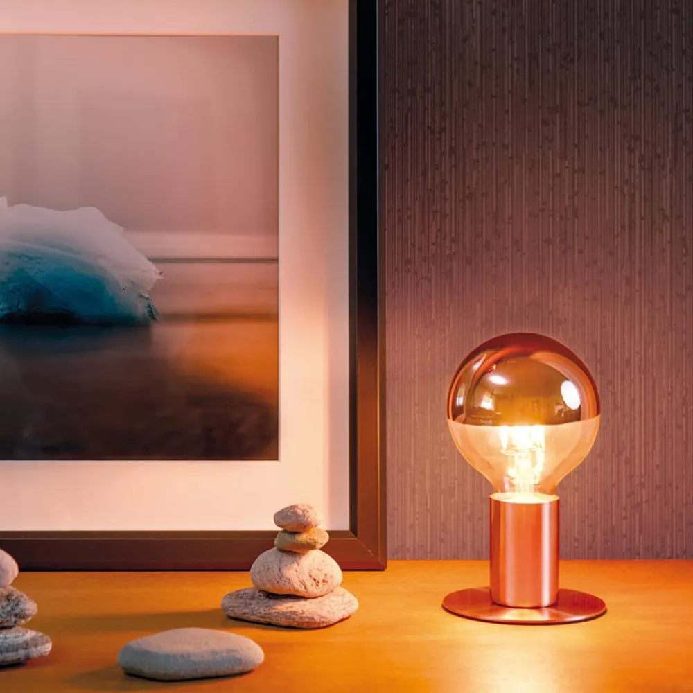 Led Pærer ^ Paulmann topforspejlet LED E27 6,5W G95 kobber