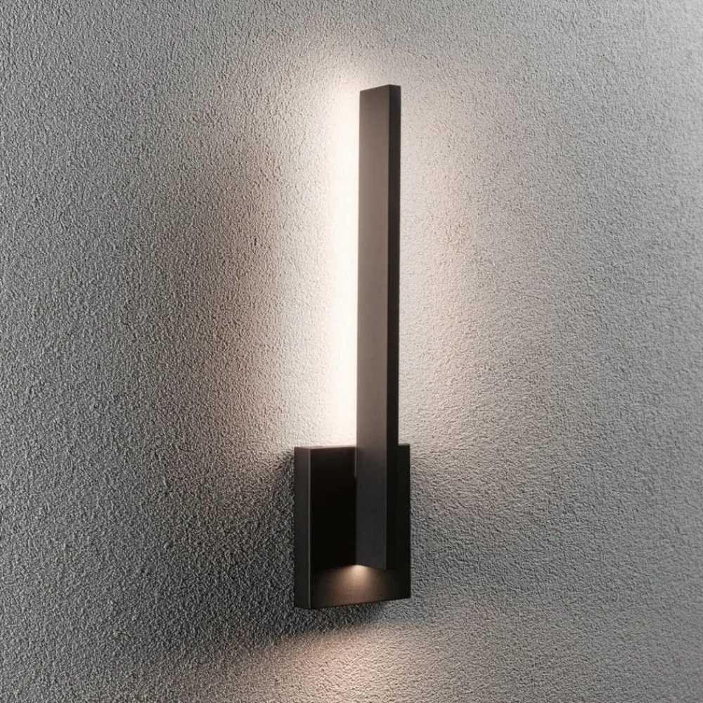 Paulmann Væglamper > udendørs LED-væglampe Levka, antracit, 49 cm aluminium IP44