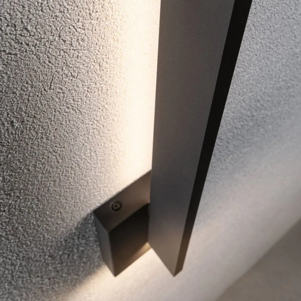 Paulmann Væglamper > udendørs LED-væglampe Levka, antracit, 49 cm aluminium IP44