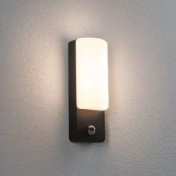 Paulmann Væglampe Med Sensor|Væglamper > udendørs LED-væglampe Bonnie, aluminium, antracit, sensor
