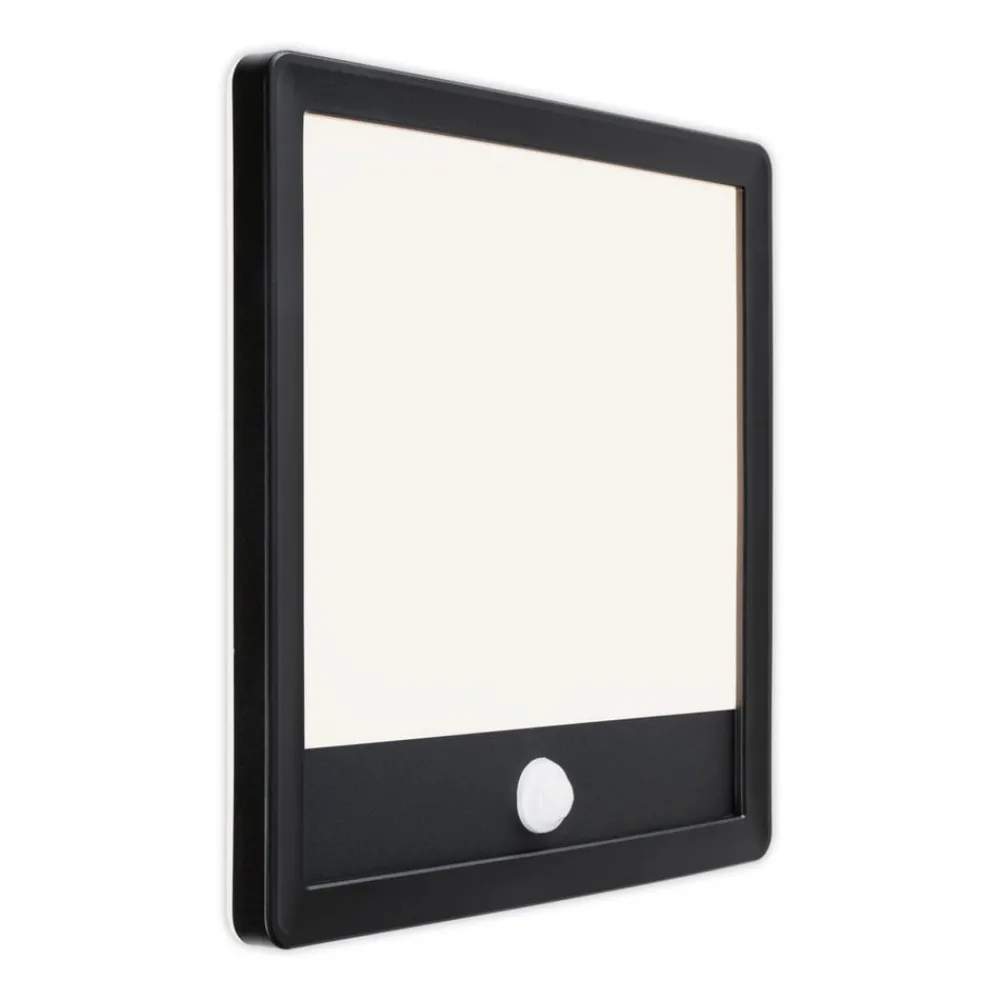 Paulmann Væglampe Med Sensor|Væglamper > udendørs LED-væglampe Lamina, sort, sensor, IP44