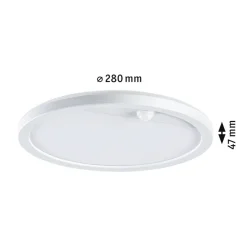 Paulmann Væglampe Med Sensor > udendørs LED-væglampe Lamina, hvid, sensor, IP44