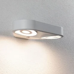 Væglampe Med Sensor ^ Paulmann udendørs LED-væglampe Silma hvid 2 lyskilder IP44
