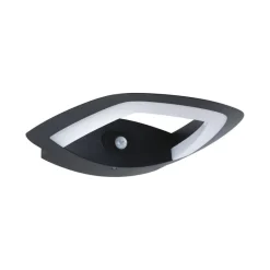 Væglampe Med Sensor ^ Paulmann udendørs LED-væglampe Akena, 2.200 K, antracit