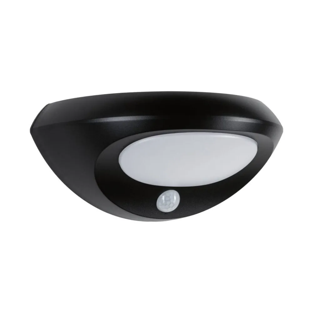 Solcelle Lampe Med Sensor|Væglampe Med Sensor ^ Paulmann udendørs LED-væglampe Sorova, sensor, antracit