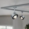 Paulmann Arbejdsrum/Kontor|Skinnesystem > URail Aldan LED-spotlight, mat krom, metal, CCT