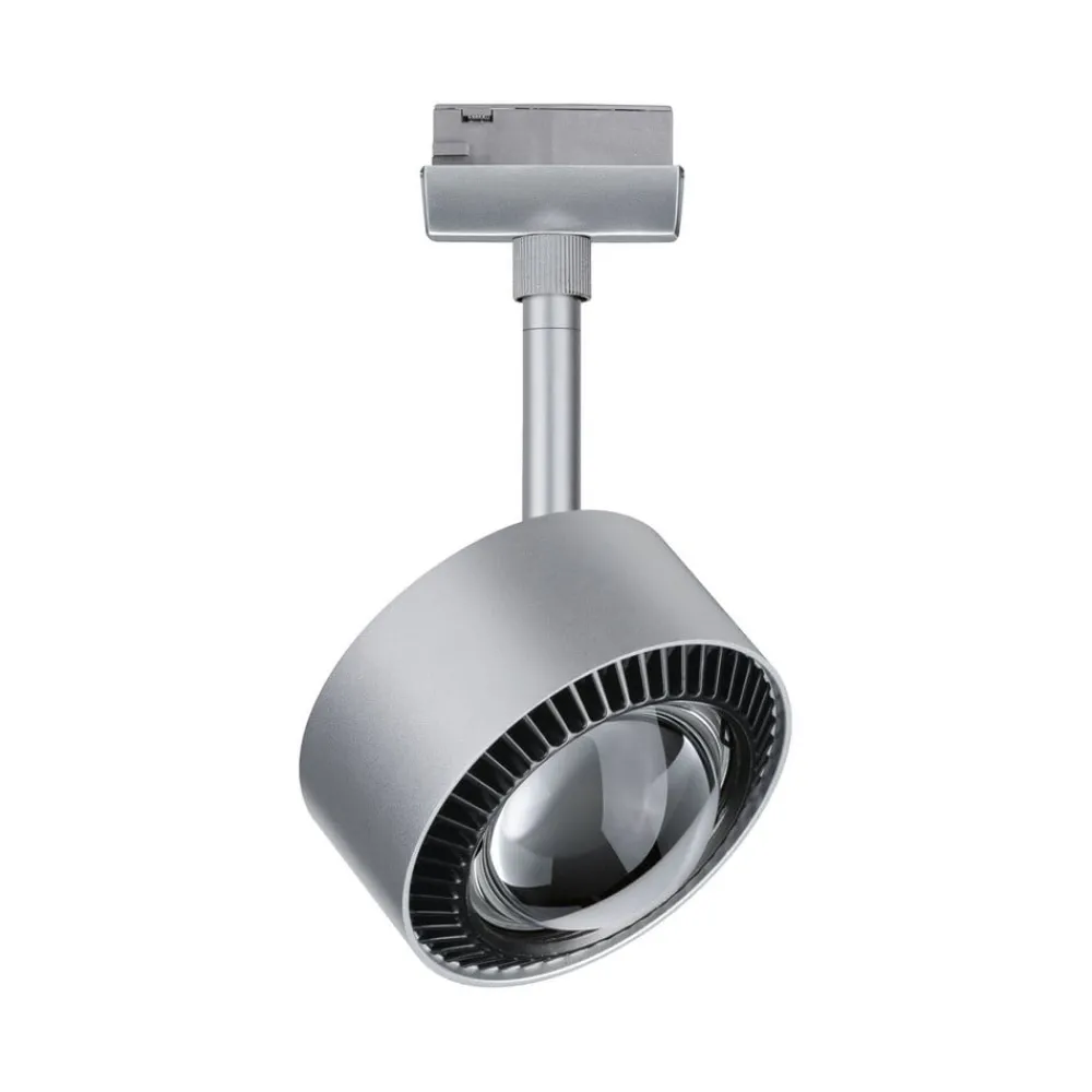 Paulmann Arbejdsrum/Kontor|Skinnesystem > URail Aldan LED-spotlight, mat krom, metal, CCT