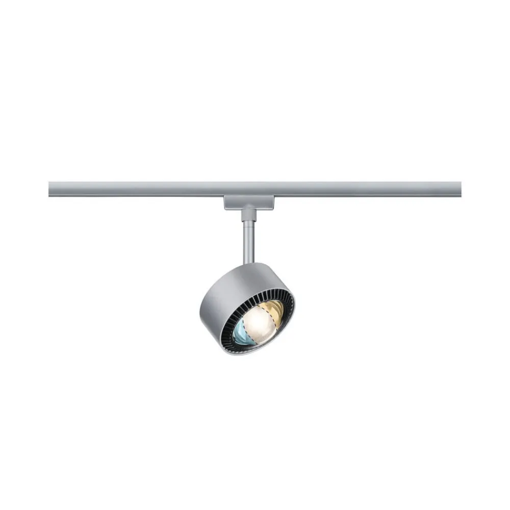 Paulmann Arbejdsrum/Kontor|Skinnesystem > URail Aldan LED-spotlight, mat krom, metal, CCT