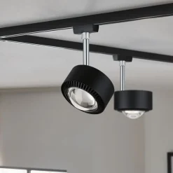 Paulmann Arbejdsrum/Kontor|Skinnesystem > URail Aldan LED-spotlight, sort mat, metal, CCT