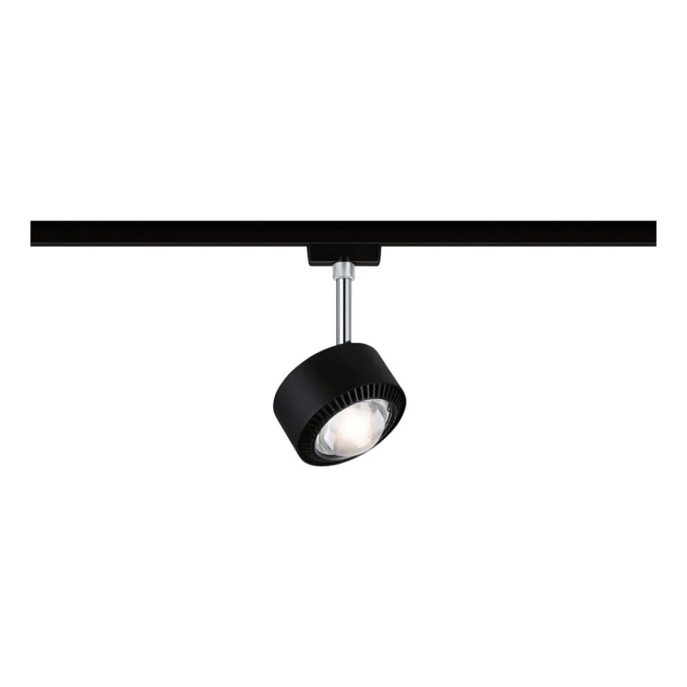 Skinnesystem ^ Paulmann URail Aldan LED-spot 4.000K sort mat
