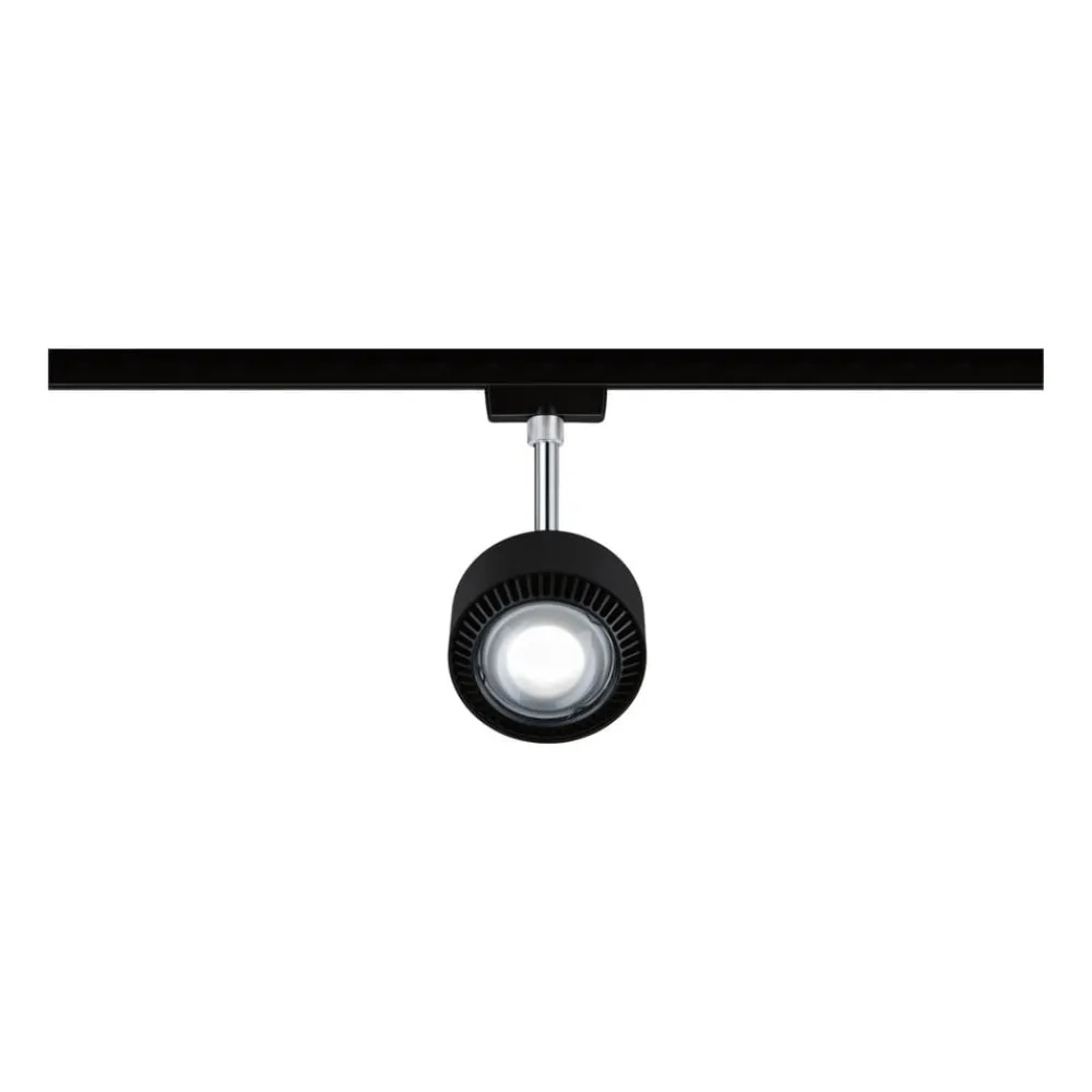 Skinnesystem ^ Paulmann URail Aldan LED-spot 4.000K sort mat