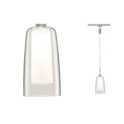 Paulmann Skinnesystem > URail Arido LED-pendellampe, mat krom