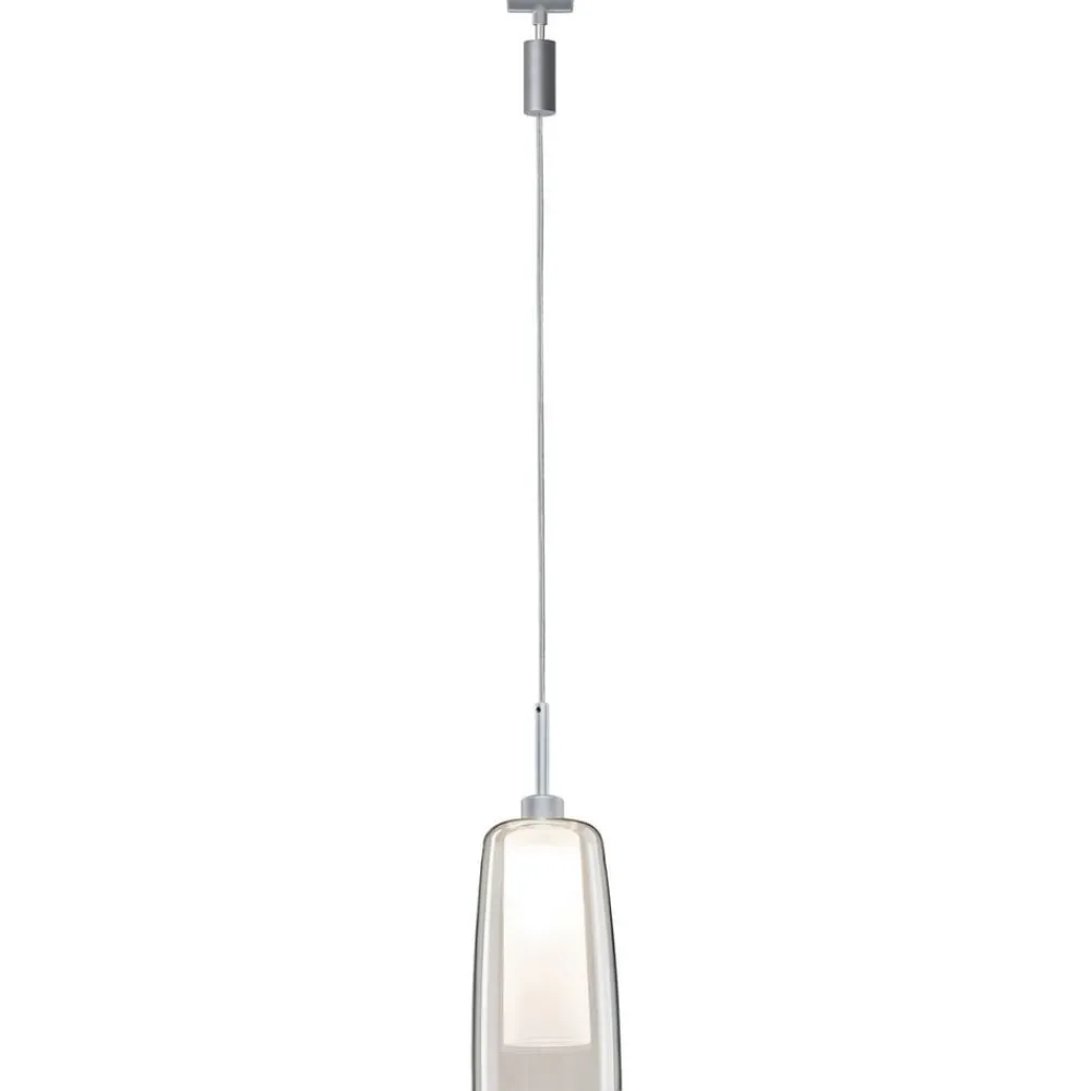 Paulmann Skinnesystem > URail Arido LED-pendellampe, mat krom