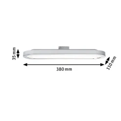 Paulmann Skinnesystem > URail Board LED-panel i hvidt