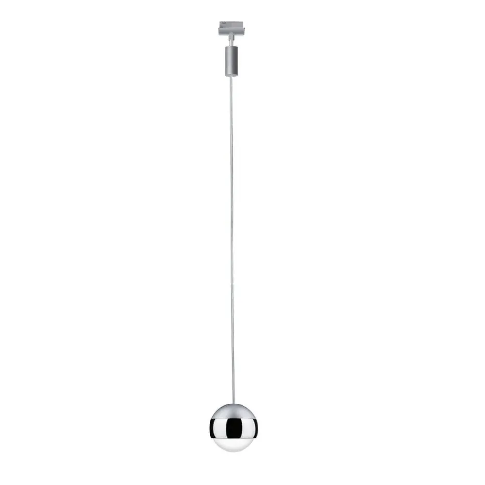 Skinnesystem ^ Paulmann URail Capsule II LED-pendel i krom