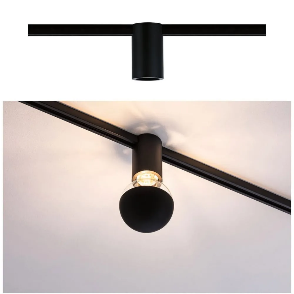 Paulmann Skinnesystem > URail Ceiling Socket E27, sort