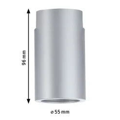 Skinnesystem ^ Paulmann URail Ceiling Socket E27, mat krom