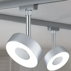 Paulmann Arbejdsrum/Kontor|Skinnesystem > URail Circle LED-spot rund 4.000 K krom