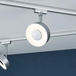 Paulmann Skinnesystem > URail Circle LED-spot, white switch, krom