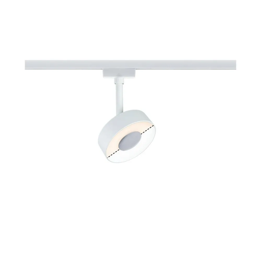 Paulmann Skinnesystem > URail Circle LED-spot white switch hvidt
