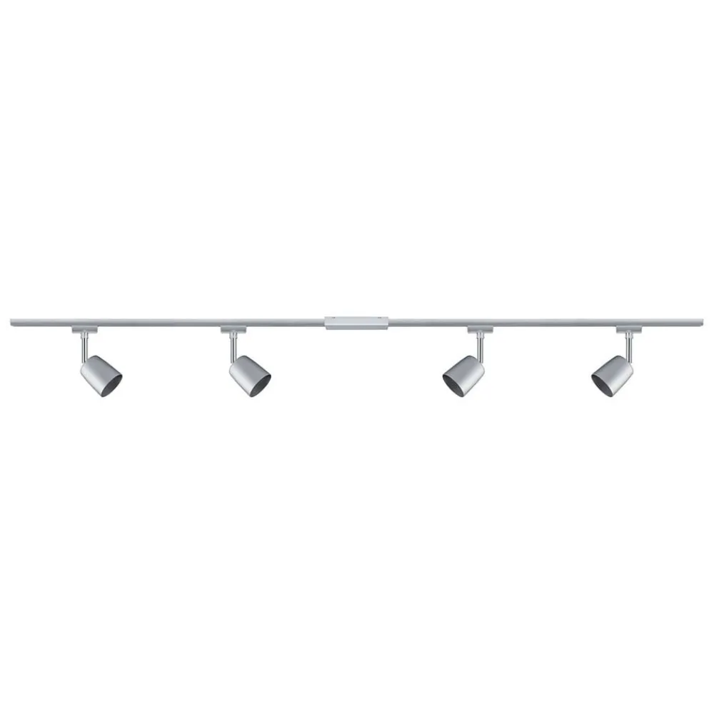 Skinnesystem ^ Paulmann URail Cover Set, 4 spots, 2xrail krom