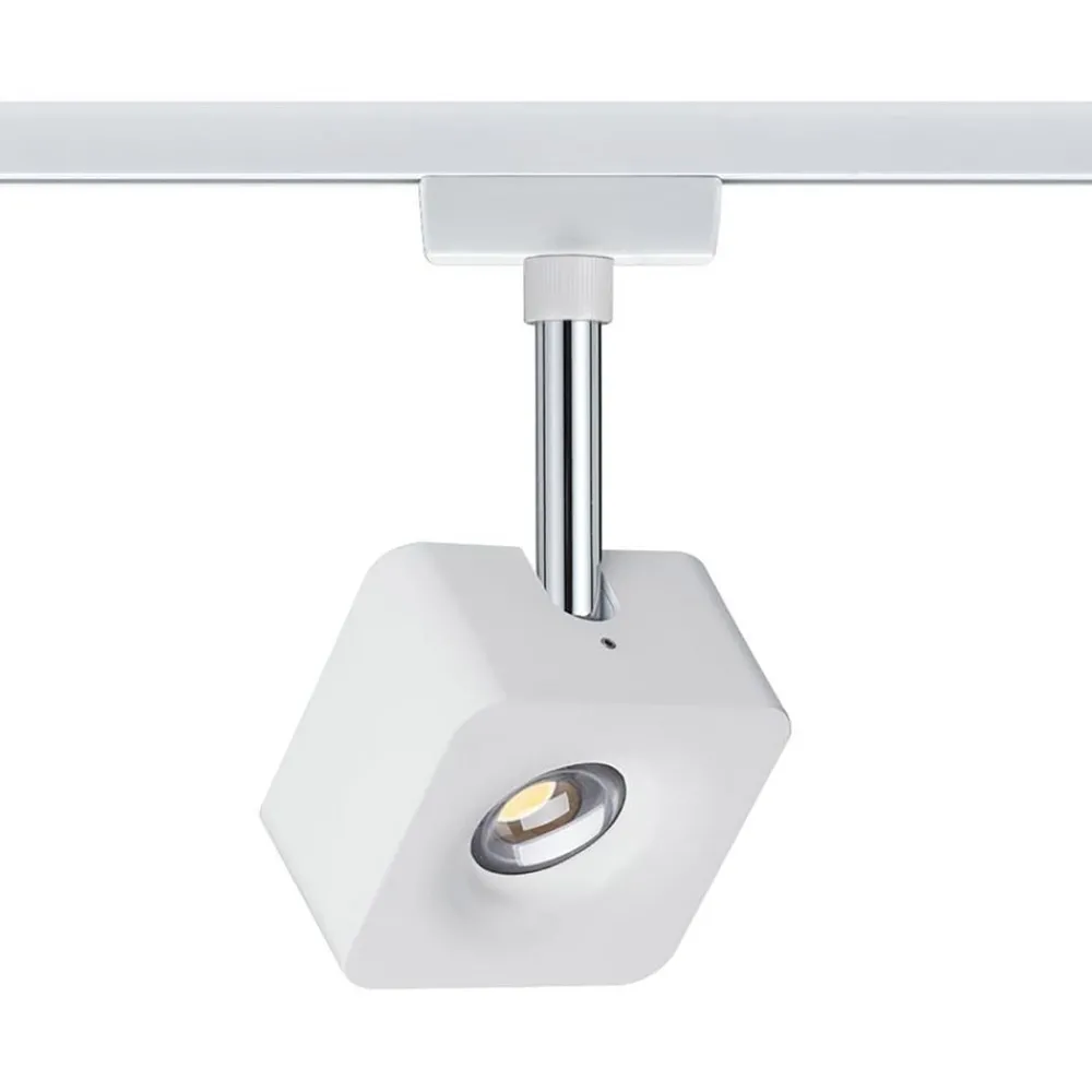 Skinnesystem ^ Paulmann URail Cube LED-spot, dæmpes 2.700 K hvidt