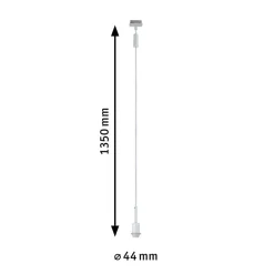 Skinnesystem ^ Paulmann URail DecoSystems pendel E14, hvid